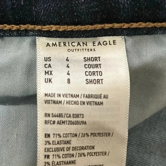 American Eagle Next Level Stretch Highest Rise Short Jegging Jeans - Picture 13 of 14